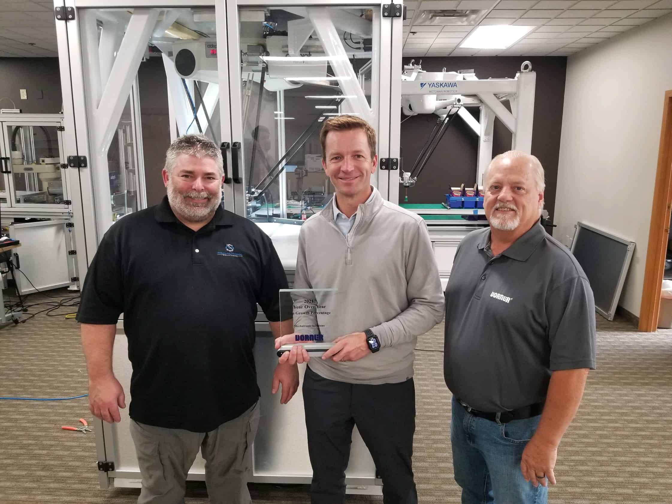 Dorner Conveyors Awards Mechatronic Solutions for 2021